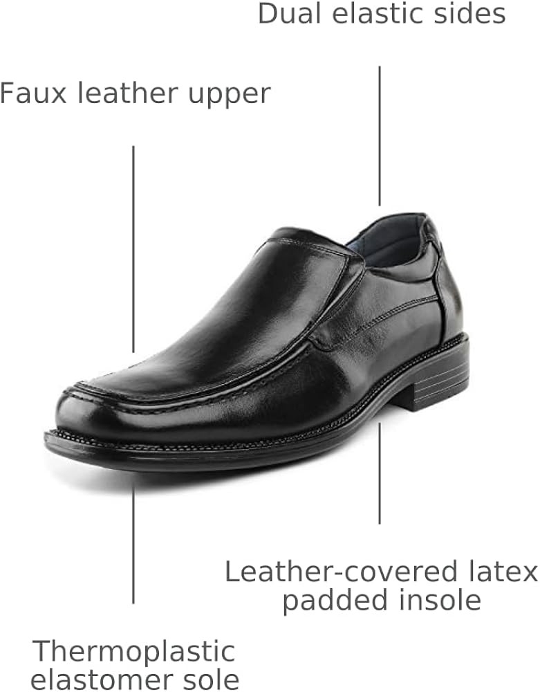 Amazon.com | Bruno Marc Men's Goldman-02 Black Slip on
